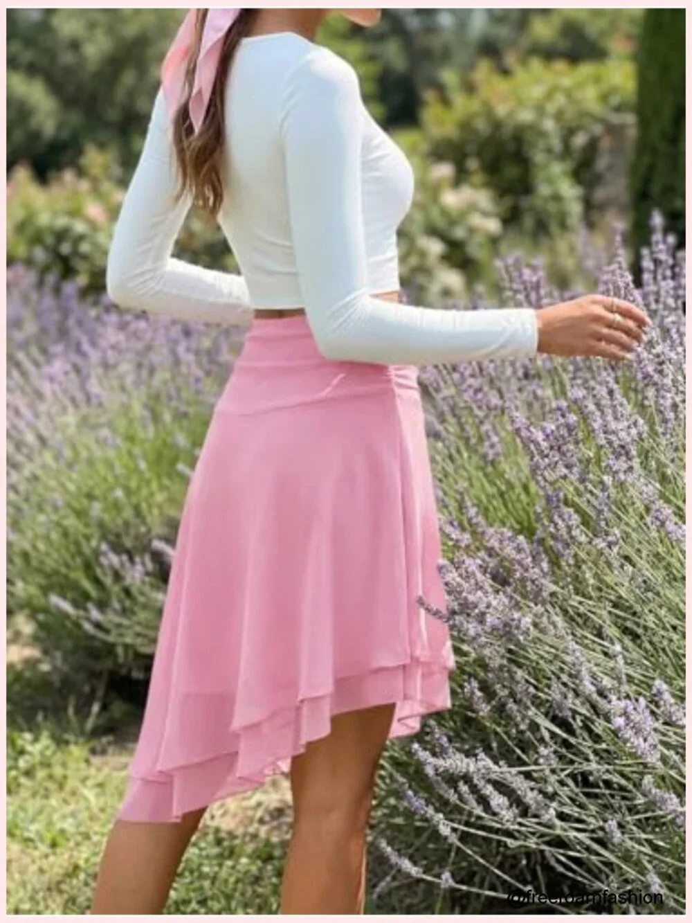 Midi Skirt Mesh Ruched Asymmetrical High Waisted Tiered Loose Flowy Long Skirts